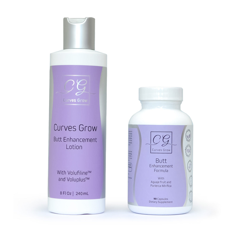 لوشين وكبسولات كيرفز جرو لتكبير وتعزيز المؤخرة والأرداف